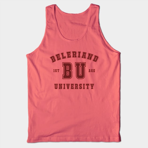 Beleriand University Tank Top by silmarillionshirts